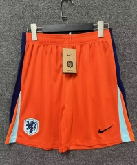 2024-2025 Netherlands Home Orange Thailand Soccer Shorts