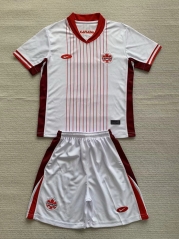 2024-2025 Canada Away White Soccer Uniform-AY