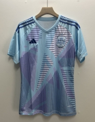 2024-25 Spain Goalkeeper Blue Thailand Soccer Jersey AAA-709