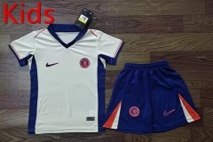 2024-2025 Chelsea Away White Kid/Youth Soccer Uniform-GB