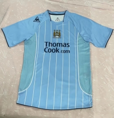 Retro Version 07-08 Manchester City Home Blue Thailand Soccer Jersey AAA-811