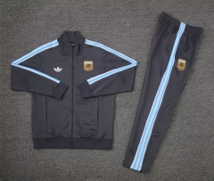 2024-2025 Argentina Light Gray Thailand Soccer Jacket Uniform-4627