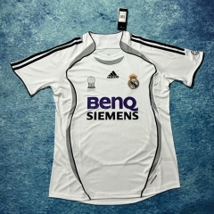 Retro Version 06-07 Real Madrid Home White Thailand Soccer Jersey AAA-6590