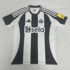 2024-2025 Newcastle United Home Black&White Thailand Soccer Jersey AAA