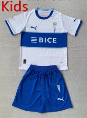 2024-2025 CD Universidad Católica Home Blue&White Kids/Youth Soccer Uniform-AY