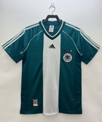 Retro Version 1998 Germany Away Green Thailand Soccer Jersey AAA-811