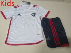 2024-2025 Flamengo Away White Kids/Youth Soccer Uniform-507