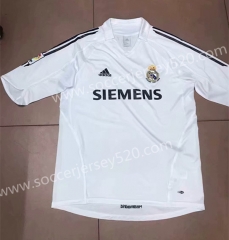 2006 Real Madrid White Retro Version Thailand Soccer Jersey AAA