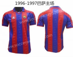 1996-1997 Barcelona Retro Version Home Red&Blue Thailand Soccer Jersey AAA