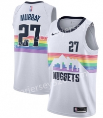 Denver Nuggets #27 City Version White NBA Jersey