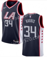 Los Angeles Clippers #34 City Version Black NBA Jersey