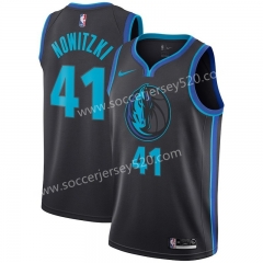 Dallas Mavericks #41 Black City Version NBA Jersey