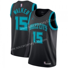 Charlotte Hornets #15 City Version Black NBA Jersey