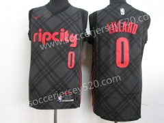 Portland Trail Blazers #0 City Version Black NBA Jersey