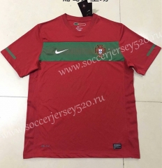 2010 World cup Portugal Home Red Retro versionThailand Soccer Jersey AAA-510