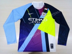 6th Anniversary Edition Manchester City Multicolor Thailand LS Soccer Jersey AAA