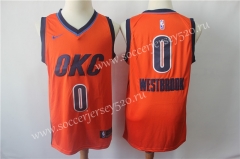Oklahoma City Reward version Orange NBA Jersey