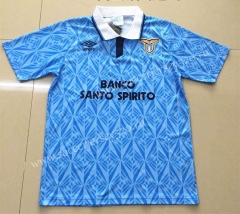 1991 Season Lazio Home Blue Retro version Thailand Soccer Jersey AAA-DG