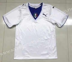 Retro Version 2006 Italy Away White Thailand Soccer Jersey AAA-SL