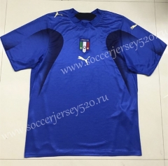 Retro Version 2006 Italy Home Blue Thailand Soccer Jersey AAA-SL