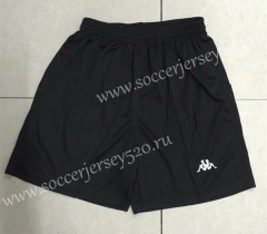 Retro Version 1997-1998 Juventus Home Black Thailand Soccer Shorts-SL