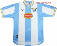 Retro Version 1999-2000 Lazio Home Blue&White Thailand Soccer Jersey AAA-811