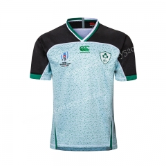 2019 World Cup Ireland Away White&Green Thailand Rugby Shirt