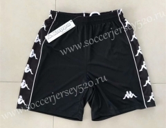Retro Version 1999-2000 Juventus Home Black Thailand Soccer Shorts-SL