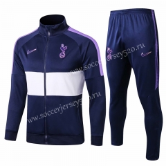 2019-2020 Tottenham Hotspur Purple (half-printing) Thailand Soccer Jacket Uniform-815