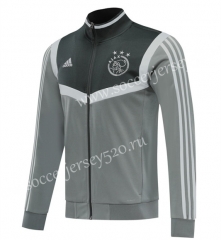 2019-2020 Ajax Gray Thailand Training Soccer Jacket-LH