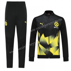 Player Version 2019-2020 Borussia Dortmund Yellow Thailand Soccer Jacket Uniform-LH