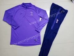 2019-2020 Tottenham Hotspur Purple Thailand Soccer Tracksuit Uniform -GDP