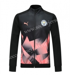 2019-2020 Manchester City Black (Pad printing) Thailand Soccer Jacket-LH
