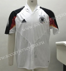 Retro Version 2004 Germany Home White Thailand Soccer Jersey AAA-SL