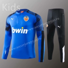 2019-2020 Valencia Blue Kids/Youth Soccer Tracksuit-418