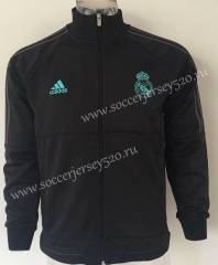 2019-2020 Real Madrid Black Thailand Soccer Jacket-SJ