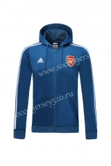 2019-2020 Arsenal Blue Thailand Soccer Jacket With Hat-LH