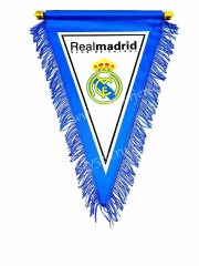 Real Madrid White Diamond Team Flag
