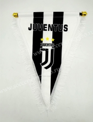 Juventus Black&White Triangle Team Flag
