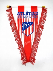Atlético Madrid Red Triangle Team Flag