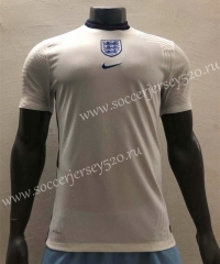 Player Version 2020 European Cup England Home White Thailand Soccer Jersey AAA