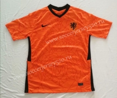 2020 European Cup Netherlands Home Orange Thailand Soccer Jersey AAA-510
