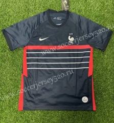 European Cup 2020 France Home Blue Thailand Soccer Jersey AAA-407
