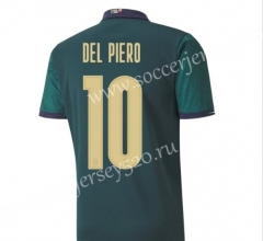 2020 European Cup Italy 2nd Away Green #10 DEL PIERO Thailand Soccer Jersey AAA