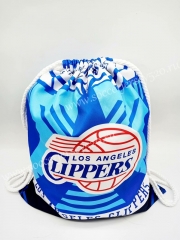 Los Angeles Clippers Light Blue Basketball Draw Pocket