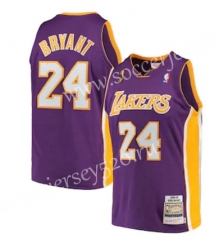 Mitchell&Ness Los Angeles lakers Purple #24 NBA Jersey