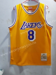 Honor Edition Lakers Yellow #8 NBA Jersey