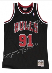 Mitchell&Ness Chicago Bulls Black #91 NBA Jersey