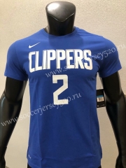 Los Angeles Clippers NBA Blue #2 Cotton T Jersey