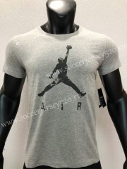 Jordan NBA Gray Cotton T Jersey